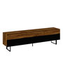 Hanah Home Soporte para TV Negro y Roble